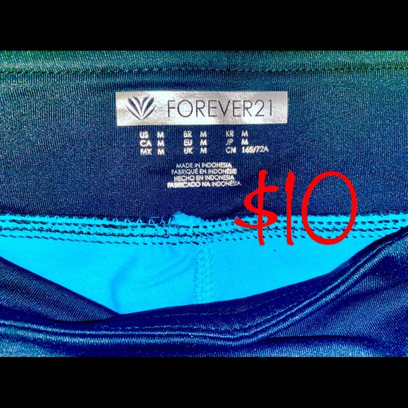 Athletic Moisture Wicking Shorts Teal - Picture 3 of 3